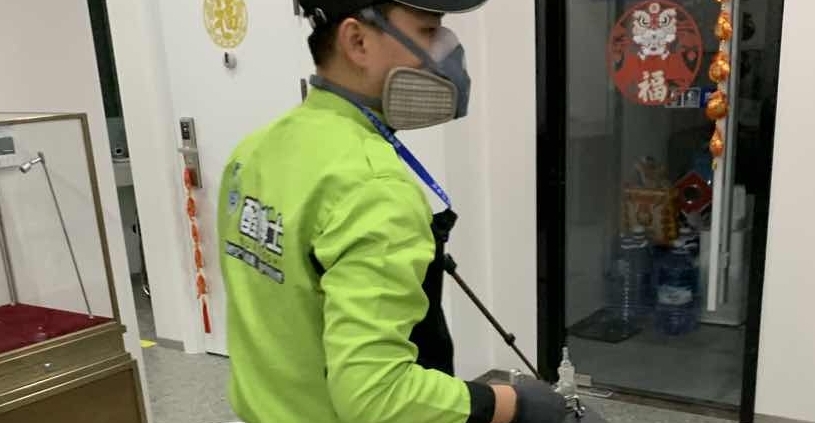 汕头招商银行除甲醛现场